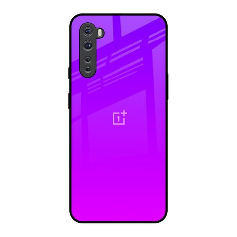 Purple Pink OnePlus Nord Glass Back Cover Online