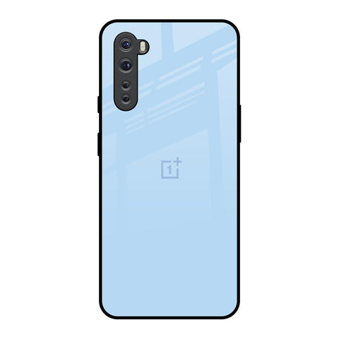 Pastel Sky Blue OnePlus Nord Glass Back Cover Online