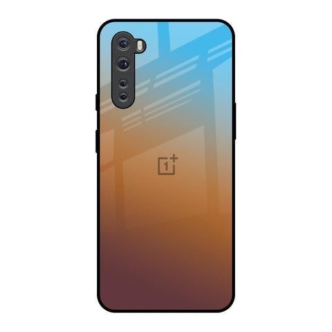 Rich Brown OnePlus Nord Glass Back Cover Online