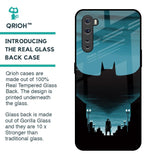 Cyan Bat Glass Case for OnePlus Nord