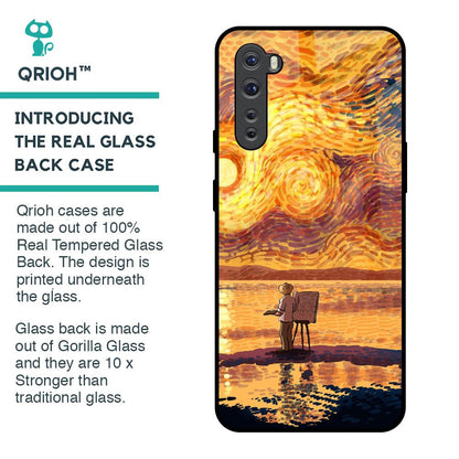 Sunset Vincent Glass Case for OnePlus Nord