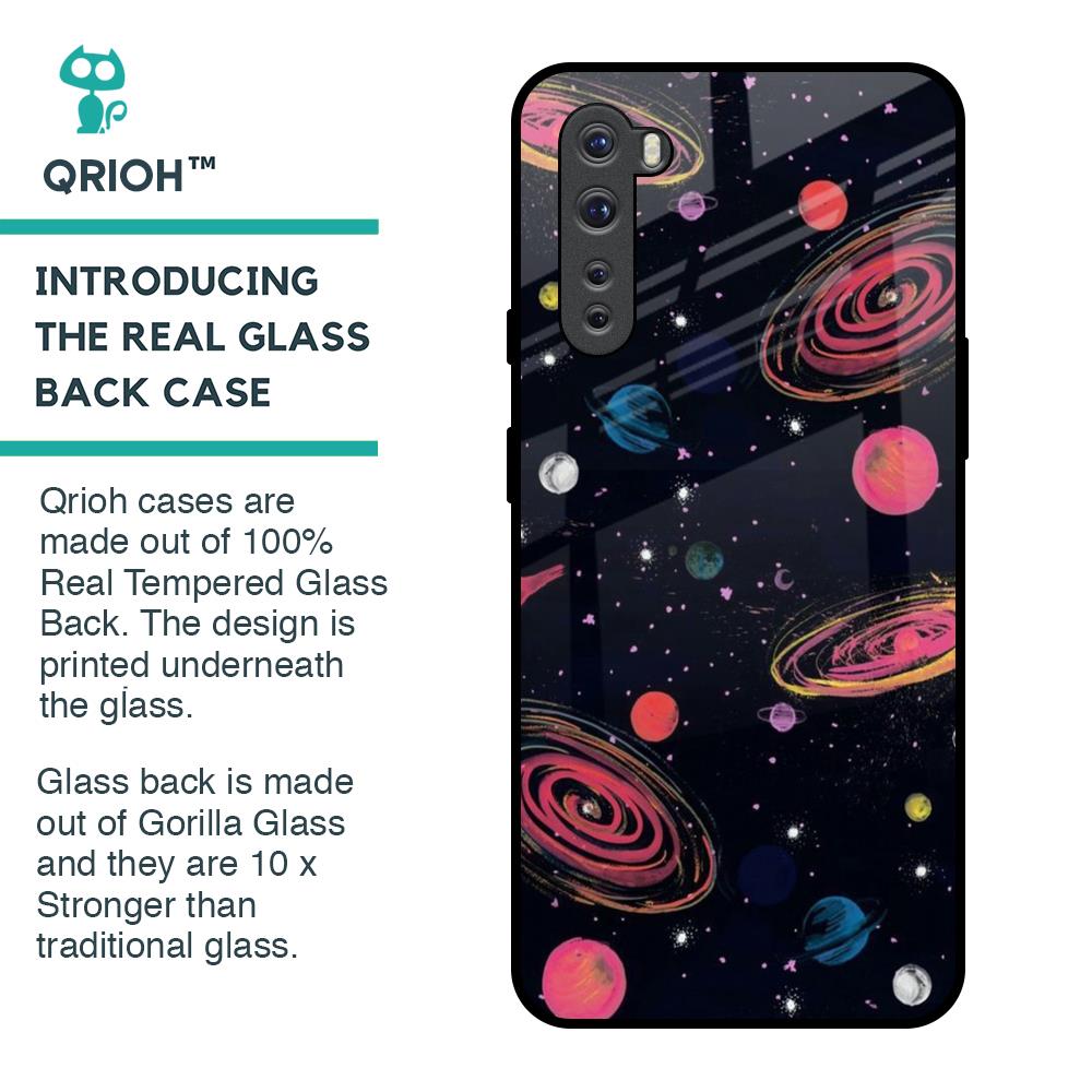 Galaxy In Dream Glass Case For OnePlus Nord