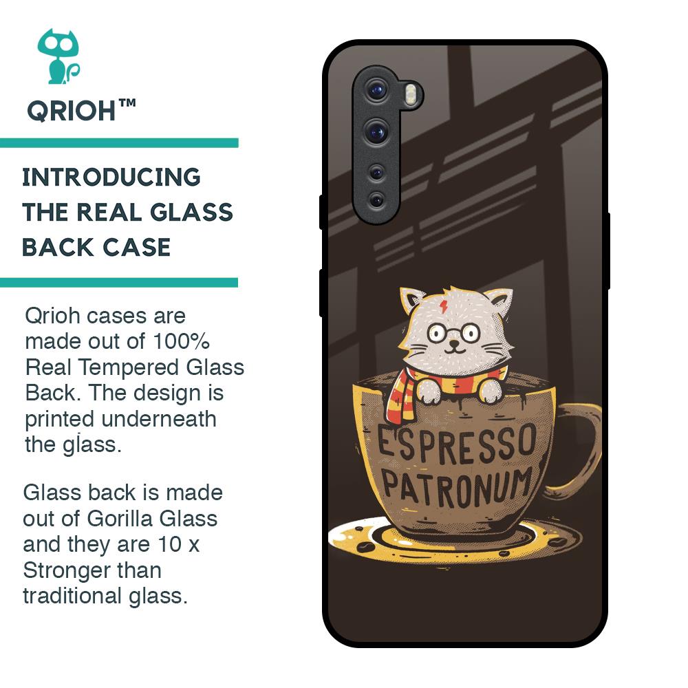 Tea With Kitty Glass Case For OnePlus Nord