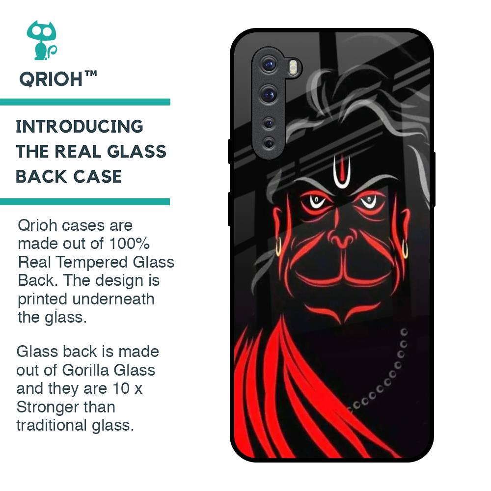 Lord Hanuman Glass Case For OnePlus Nord
