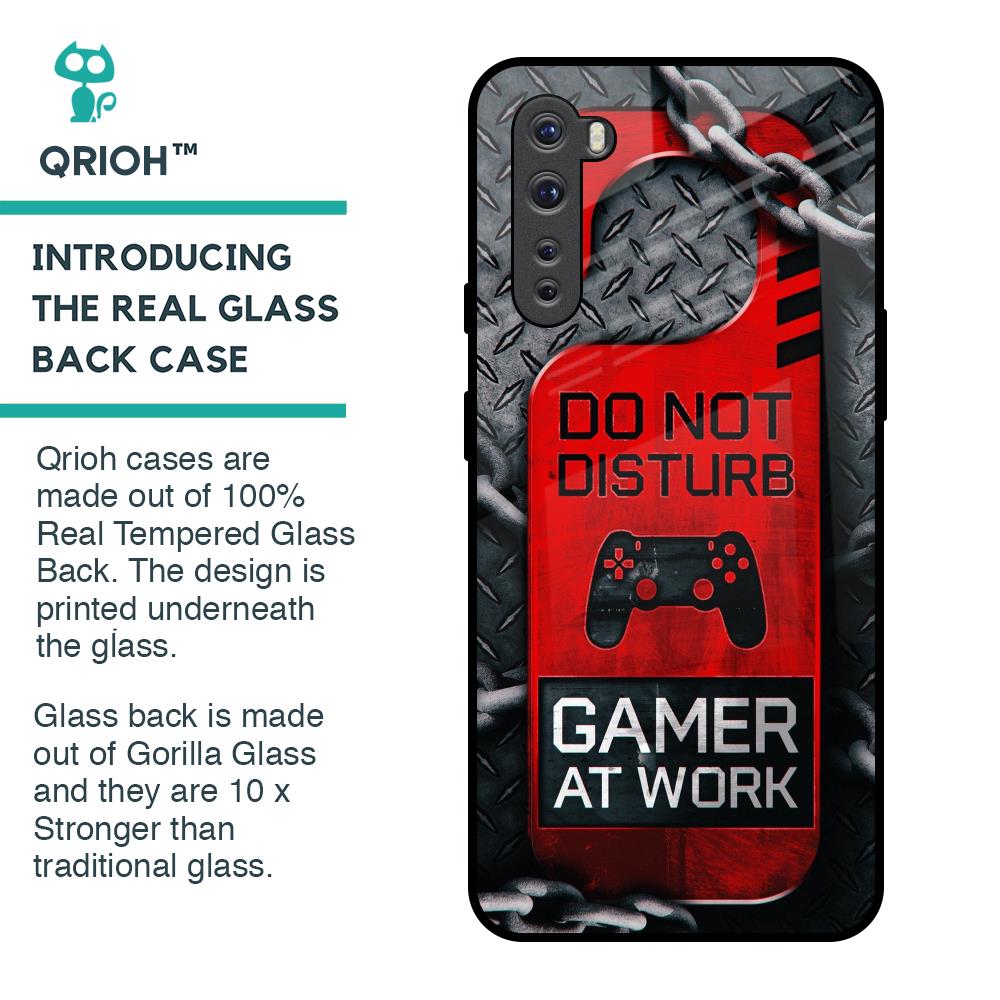 Do No Disturb Glass Case For OnePlus Nord