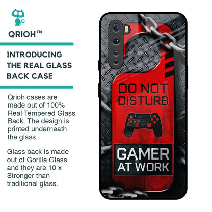 Do No Disturb Glass Case For OnePlus Nord
