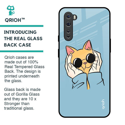 Adorable Cute Kitty Glass Case For OnePlus Nord