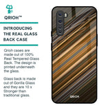 Diagonal Slash Pattern Glass Case for OnePlus Nord