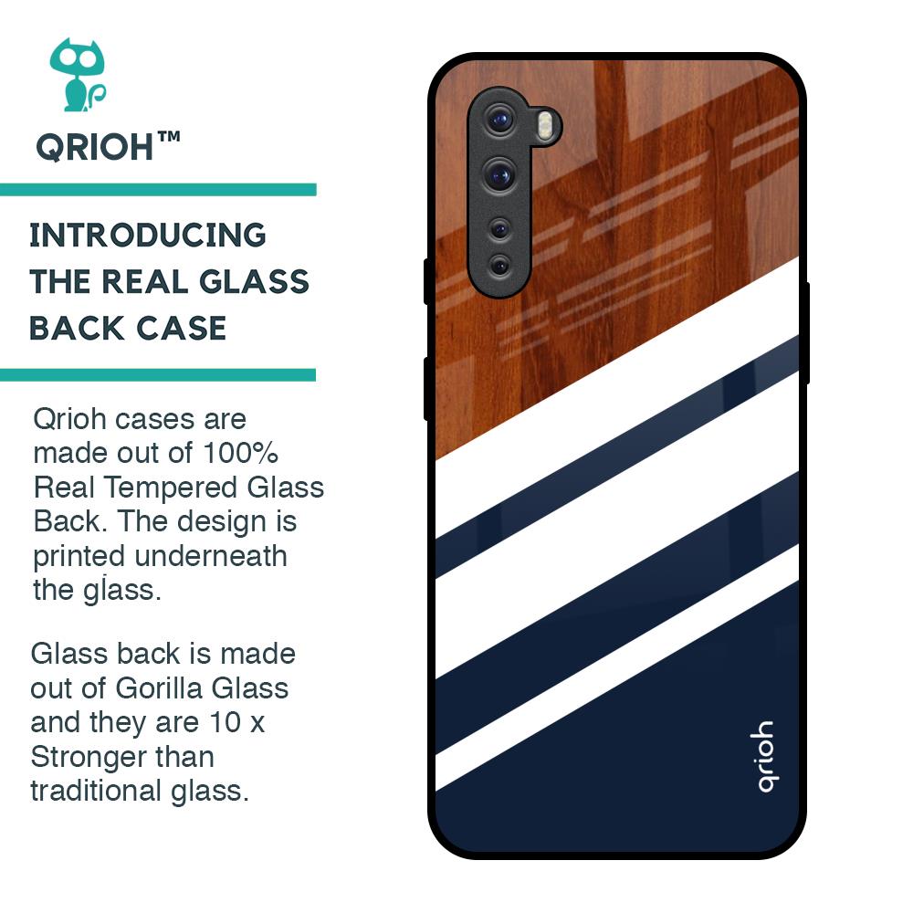 Bold Stripes Glass Case for OnePlus Nord