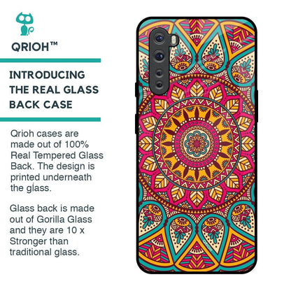 Elegant Mandala Glass Case for OnePlus Nord