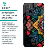 Retro Gorgeous Flower Glass Case for OnePlus Nord