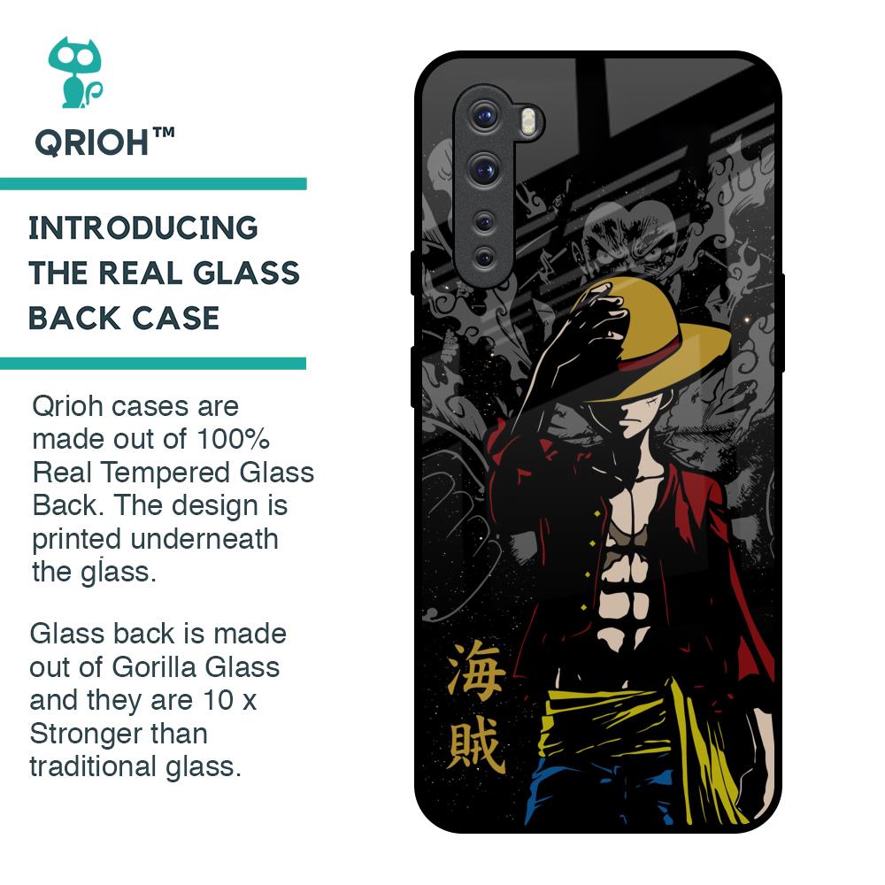 Dark Luffy Glass Case for OnePlus Nord