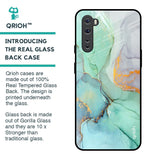Green Marble Glass Case for OnePlus Nord