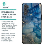Blue Cool Marble Glass Case for OnePlus Nord