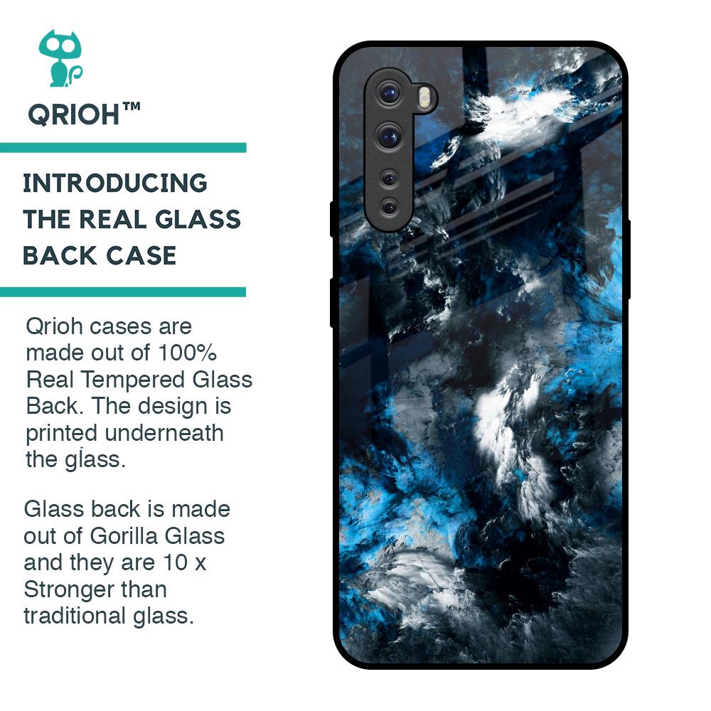 Cloudy Dust Glass Case for OnePlus Nord