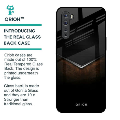Dark Walnut Glass Case for OnePlus Nord