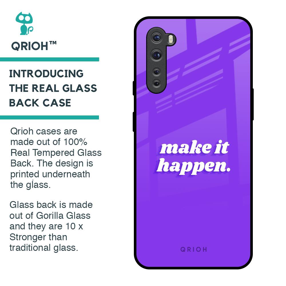 Make it Happen Glass Case for OnePlus Nord