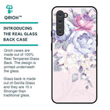 Elegant Floral Glass Case for OnePlus Nord