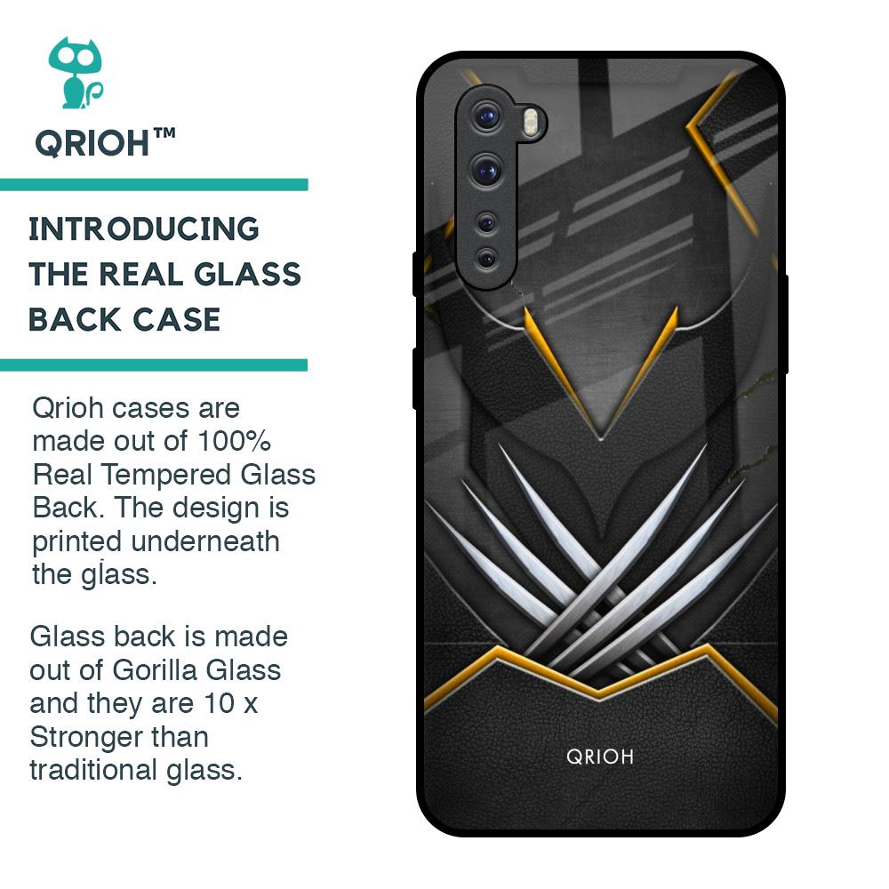 Black Warrior Glass Case for OnePlus Nord