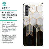 Tricolor Pattern Glass Case for OnePlus Nord