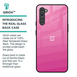 Pink Ribbon Caddy Glass Case for OnePlus Nord