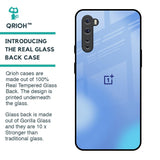 Vibrant Blue Texture Glass Case for OnePlus Nord