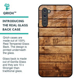 Wooden Planks Glass Case for OnePlus Nord