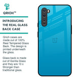 Blue Aqua Glass Case for OnePlus Nord