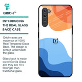 Wavy Color Pattern Glass Case for OnePlus Nord