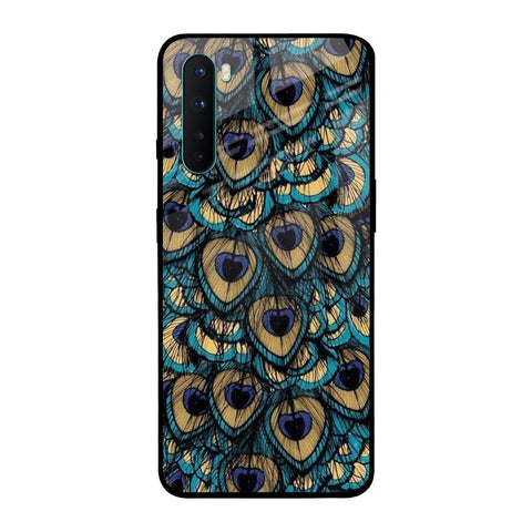 Peacock Feathers OnePlus Nord Glass Cases & Covers Online
