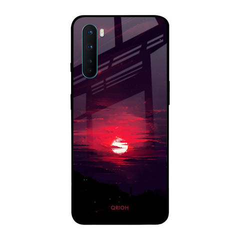 Morning Red Sky OnePlus Nord Glass Cases & Covers Online