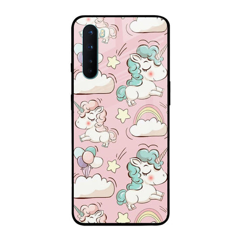 Balloon Unicorn OnePlus Nord Glass Cases & Covers Online