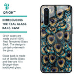 Peacock Feathers Glass case for OnePlus Nord