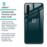 Hunter Green Glass Case For OnePlus Nord