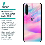 Colorful Waves Glass case for OnePlus Nord