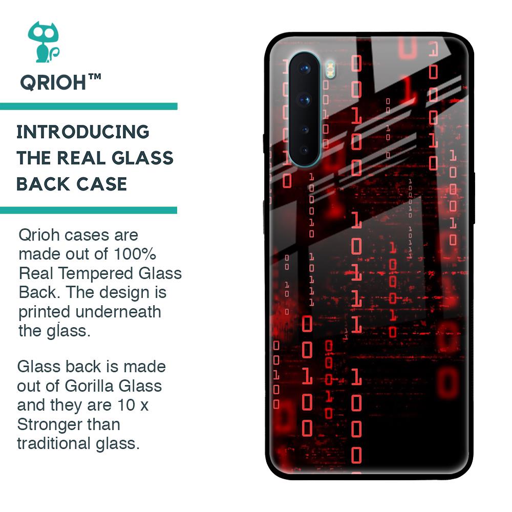 Let's Decode Glass Case For OnePlus Nord