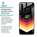 Abstract Arrow Pattern Glass Case For OnePlus Nord