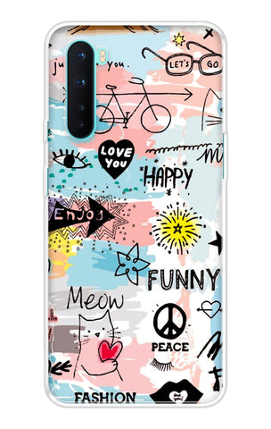 Happy Doodle OnePlus Nord Back Cover