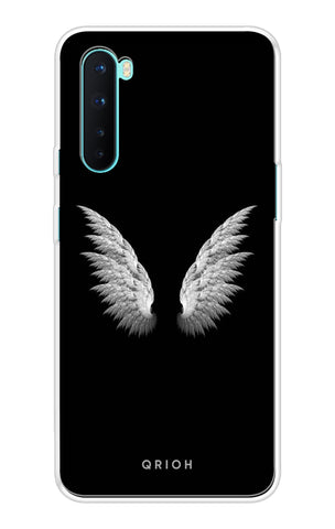 White Angel Wings OnePlus Nord Back Cover