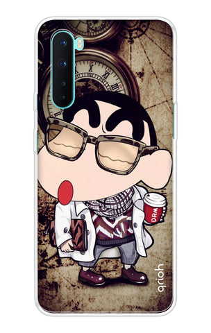 Nerdy Shinchan OnePlus Nord Back Cover