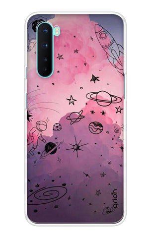 Space Doodles Art OnePlus Nord Back Cover
