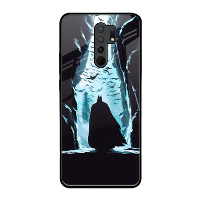 Dark Man In Cave Redmi 9 prime Glass Back Cover Online