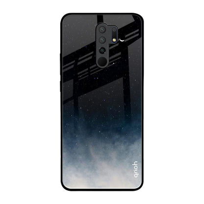 Black Aura Redmi 9 prime Glass Back Cover Online