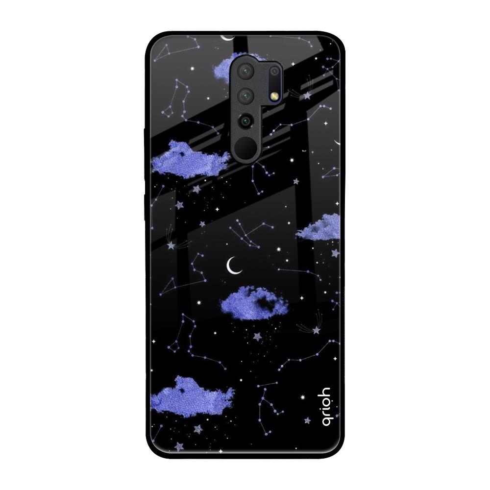 Constellations Redmi 9 prime Glass Back Cover Online