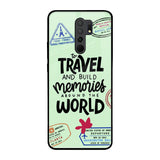 Travel Stamps Redmi 9 prime Glass Back Cover Online