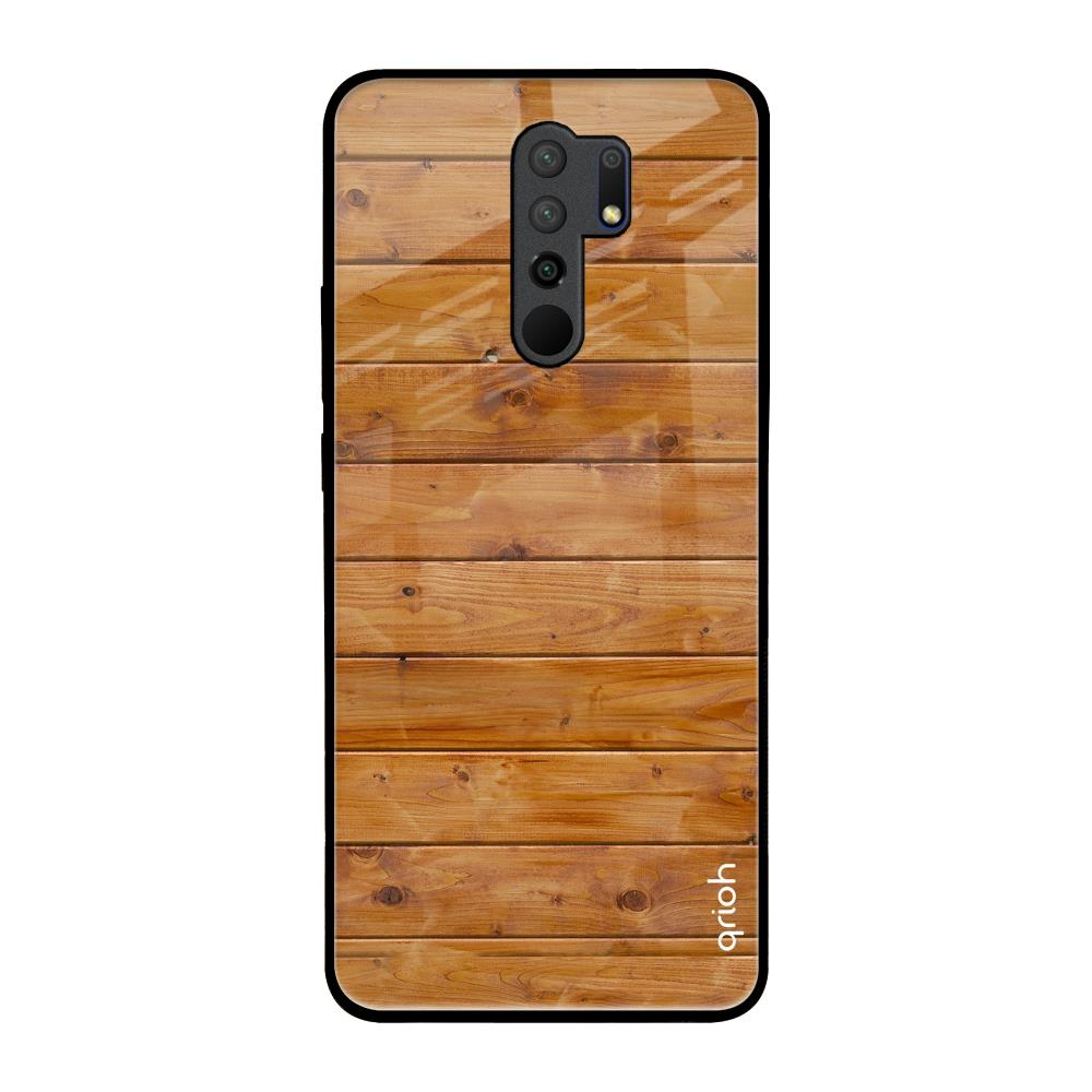 Timberwood Redmi 9 prime Glass Back Cover Online