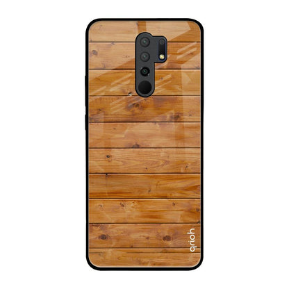 Timberwood Redmi 9 prime Glass Back Cover Online