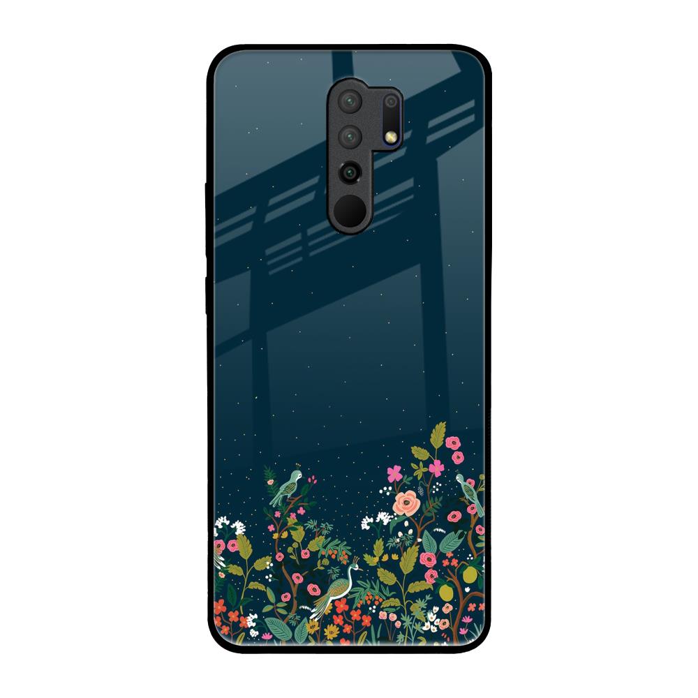 Small Garden Redmi 9 prime Glass Back Cover Online