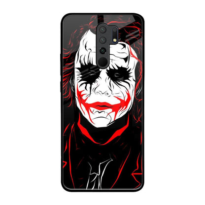 Life In Dark Redmi 9 prime Glass Back Cover Online