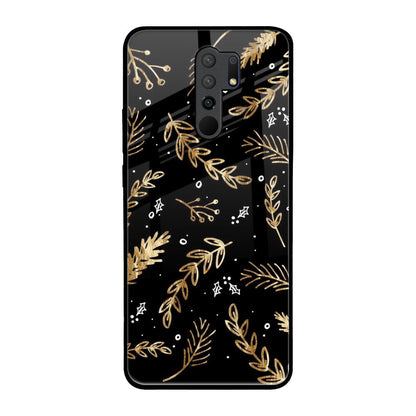 Autumn Leaves Redmi 9 prime Glass Back Cover Online